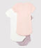 Baby Girls' Short-Sleeved Bodysuit - 3-Pack variante 1
