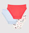 Girls' Paris Print Organic Cotton Briefs - 3-Pack variante 1