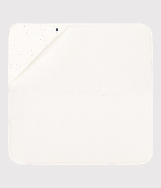 Terry Bath Wrap white/grey