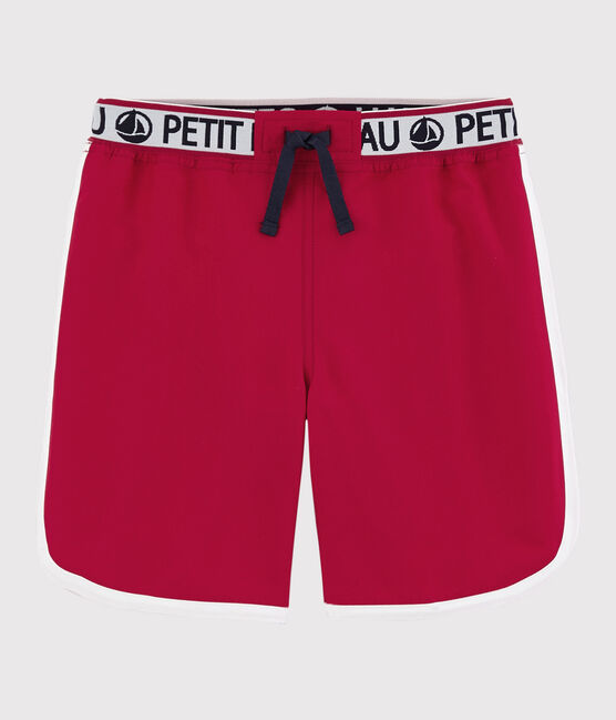Boys' Recycled Swimming Trunks TERKUIT red