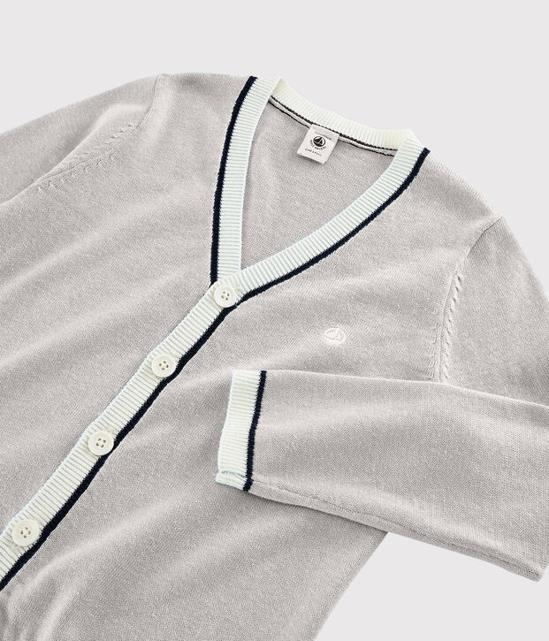 Boys' Cotton Jersey Waistcoat grey