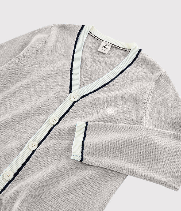 Boys' Cotton Jersey Waistcoat grey