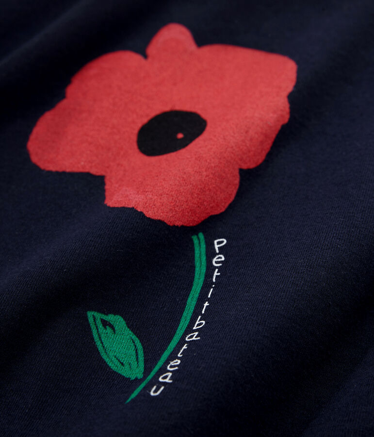 Girls' Screen Printed T-Shirt blue