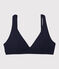Women's plain bra blue
