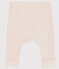 Babies' Organic Cotton 2x2 Rib Knit Leggings FLEUR pink