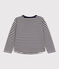 Boys' long-sleeved tube knit T-shirt SMOKING blue/AVALANCHE