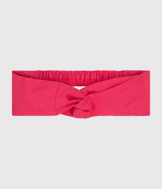 Children's plain fabric hairband GLOSS pink