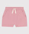 Children's plain cotton shorts CHARME pink