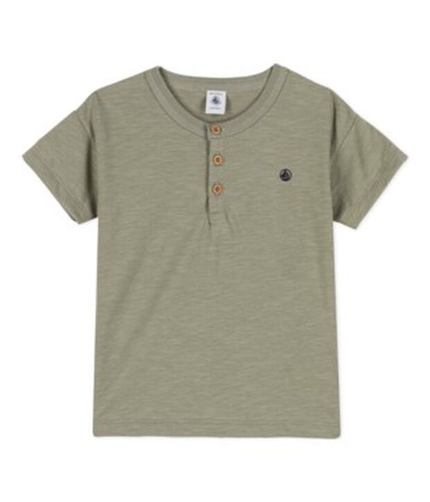 Boys' Short-Sleeved Cotton T-Shirt green