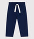 Babies' jogging bottoms in plain cotton