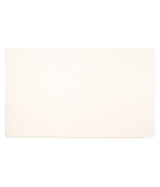 Babies' Rib Knit and Sherpa Blanket MARSHMALLOW white