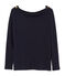 Women's linen tee SMOKING blue