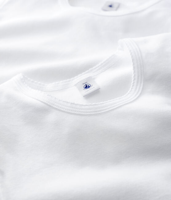 Girls' Short-Sleeved White T-Shirt - 2-Pack variante 1
