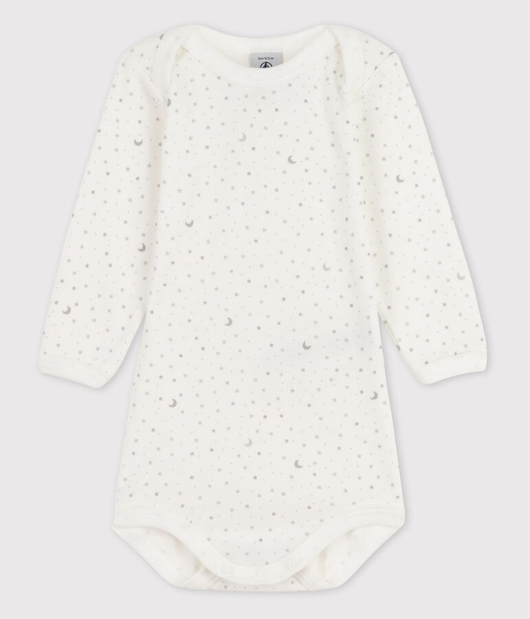 Baby Girls' Long-Sleeved Bodysuit white/multicolor