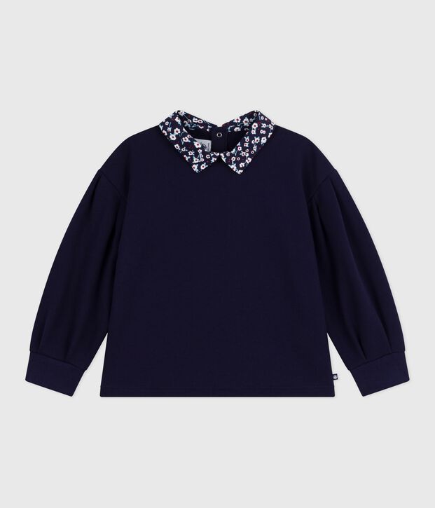 Children's plain cotton sweatshirt SOIR