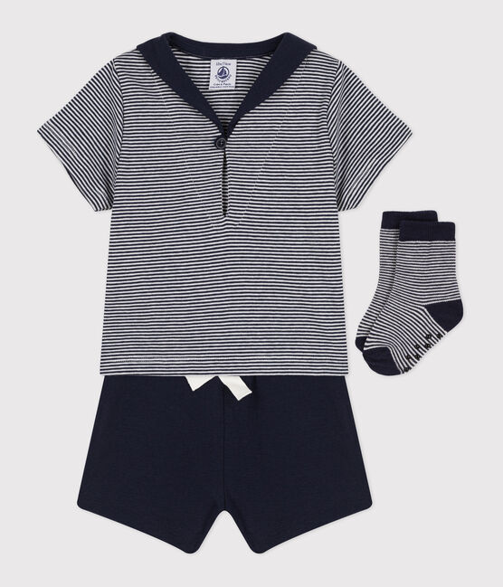 Baby's Sailor Style Clothes -3-Piece Set variante 1