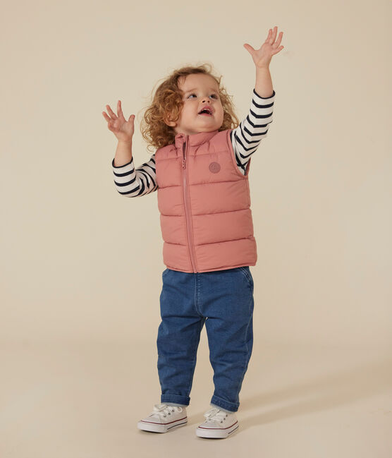 Babies' Quilted Padded Jacket ROSEWOOD pink