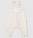 Babies' long tube-knit dungarees