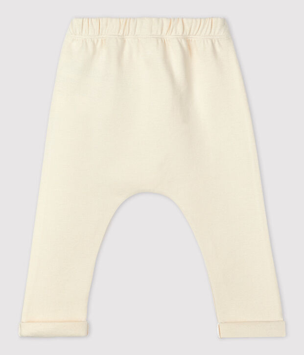 Babies' Thick Jersey Trousers Ecru