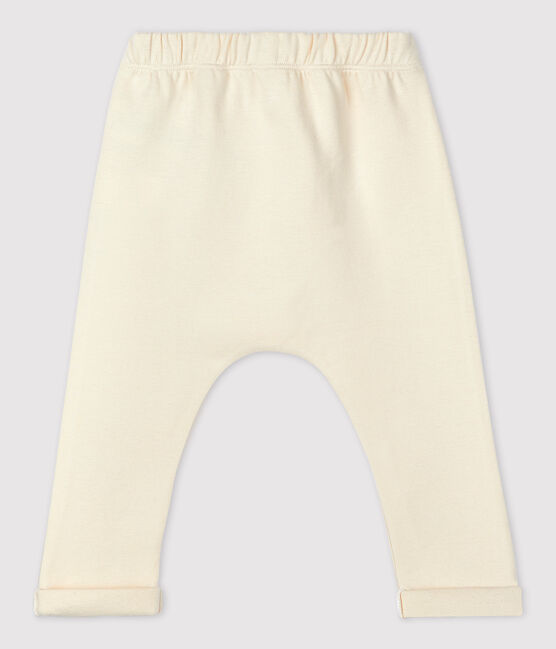 Babies' Thick Jersey Trousers AVALANCHE Ecru