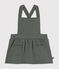 Babies' Sleeveless Quilted Tube Knit Dress THUYA green