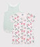 Babies' short floral cotton jumpsuits - 2-Pack variante 1
