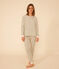 Women's Floral-pattern Cotton Pyjamas AVALANCHE white/MULTICO