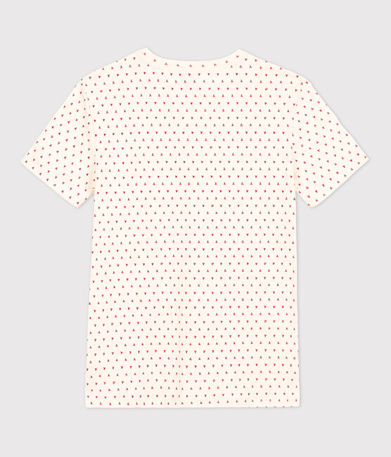 Women's Iconic Cotton Round Neck T-Shirt AVALANCHE+STOP white/MULTICO
