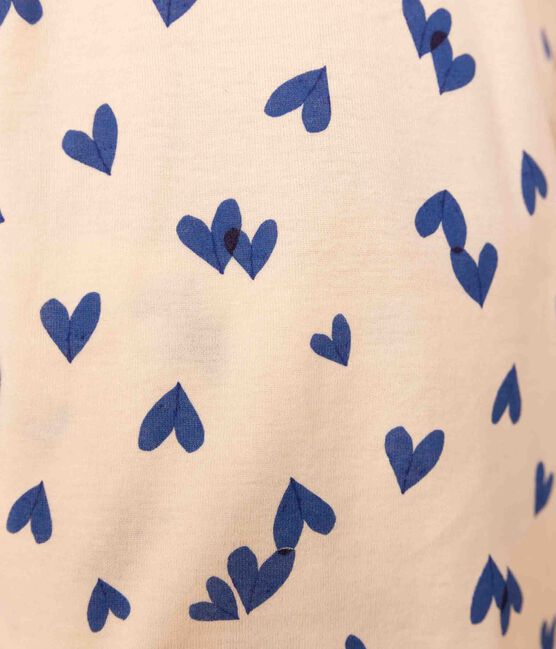 Children's Unisex Heart Cotton Pyjamas AVALANCHE white/MULTICO