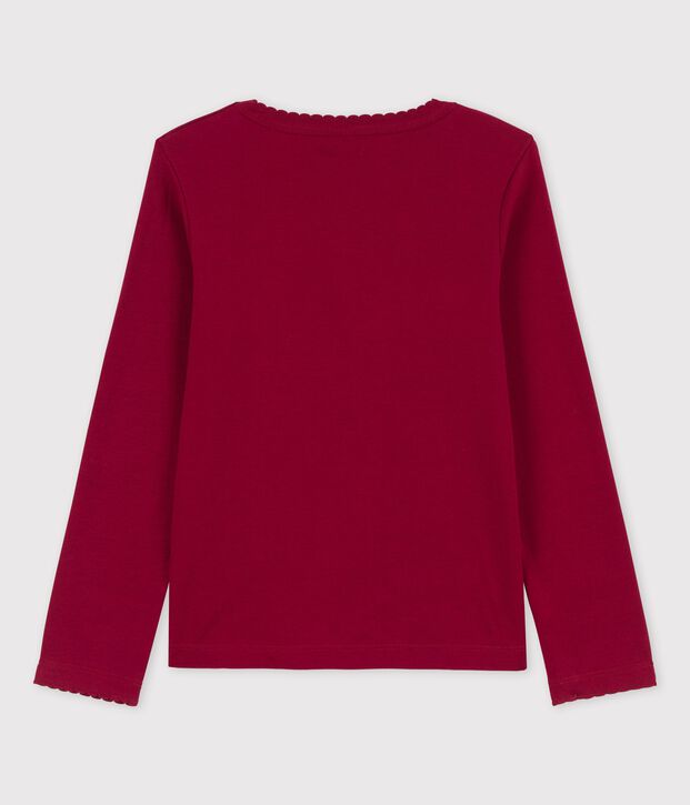 Children's Unisex Long-Sleeved T-Shirt red