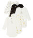 Baby Girls' Long-Sleeved Bodysuit - 5-Piece Set