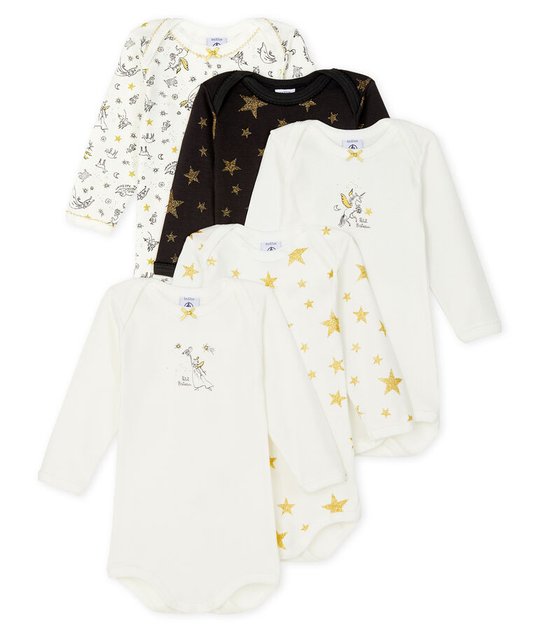 Baby Girls' Long-Sleeved Bodysuit - 5-Piece Set variante 1