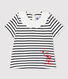 Baby Girls' Short-Sleeved Cotton Blouse