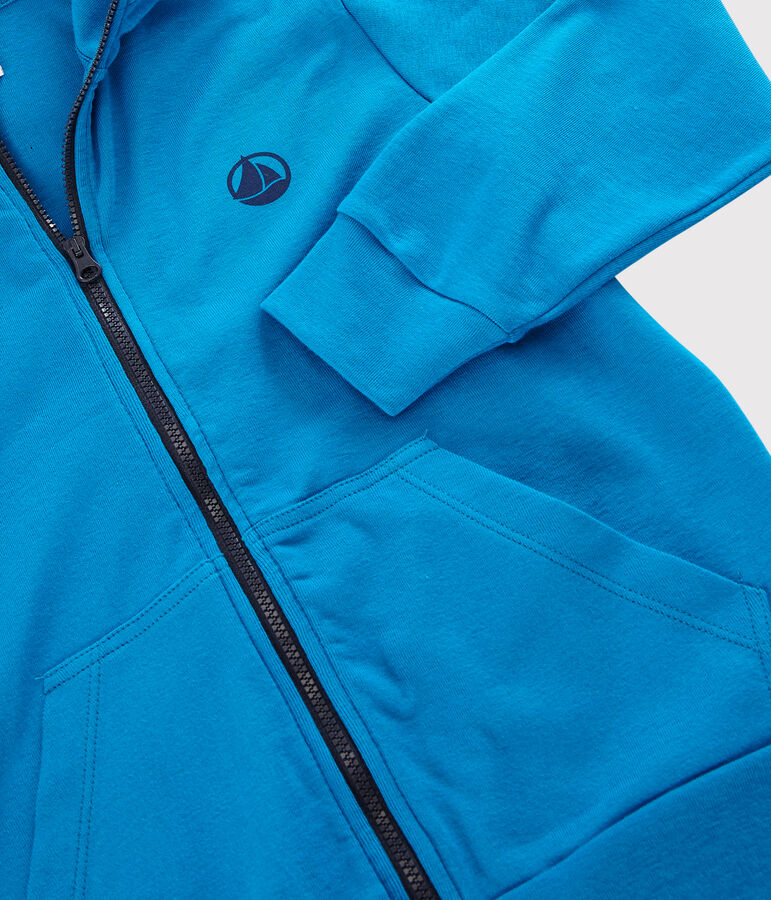 Boys' Cotton Zip-Up Hoody blue