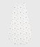 Babies' 2 TOG heart-print cotton sleeping bag MARSHMALLOW white/MULTICO white