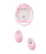 Baby girls' bonnet and booties set