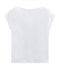Women's Short-Sleeved Cotton Sea Island T-Shirt ECUME white