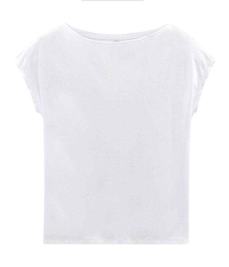 Women's Short-Sleeved Cotton Sea Island T-Shirt white
