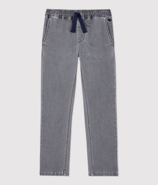 Boys' Regular Denim Trousers GRIS grey