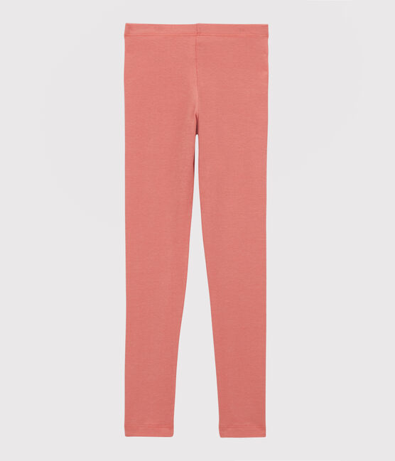 Girls' Elastane Jersey Leggings PAPAYE pink