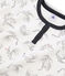 Boys' Velour Pyjamas MARSHMALLOW white/MULTICO white