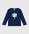 Boys' long-sleeved fine jersey T-shirt MEDIEVAL blue
