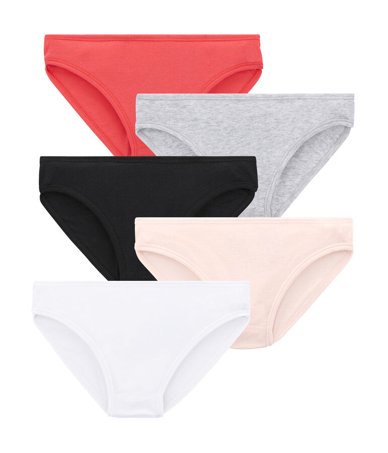 Weekly pack of 5 women's panties white