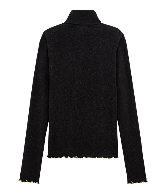 Women's Glittery Undershirt NOIR black/OR yellow