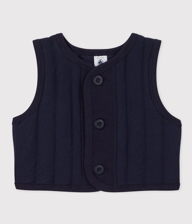 Babies' Unisex Quilted Tube Knit Bodywarmer SMOKING