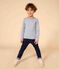 Children's unisex iconic Breton top AZUL /MONTELIMAR