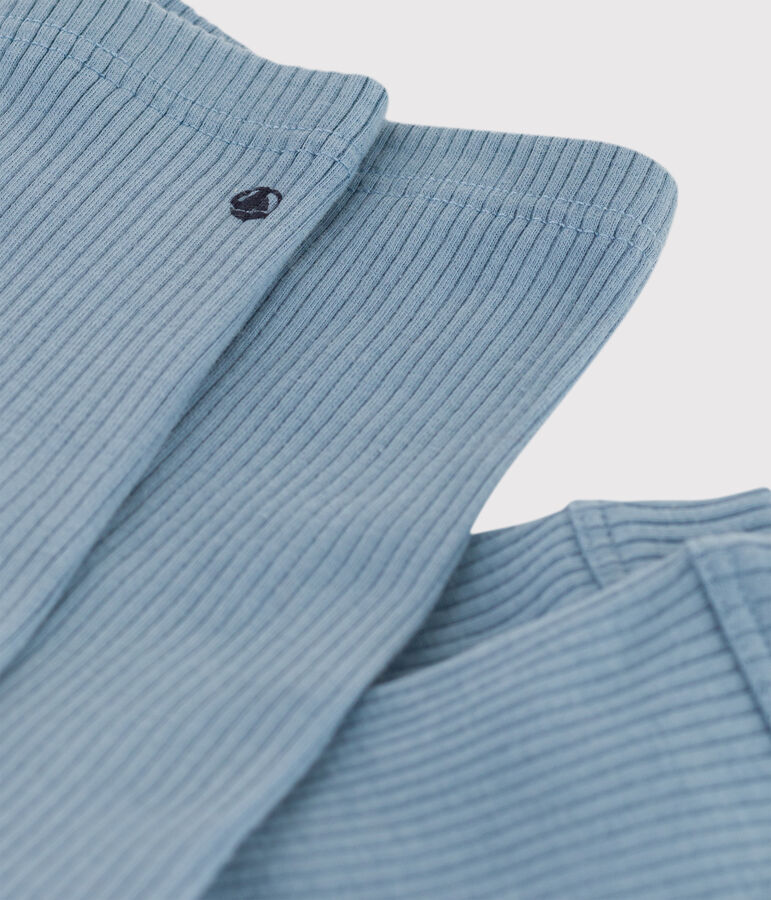 Babies' Rib Knit Leggings ROVER blue