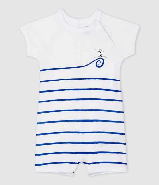 Babies' Organic Cotton Shortie ECUME white