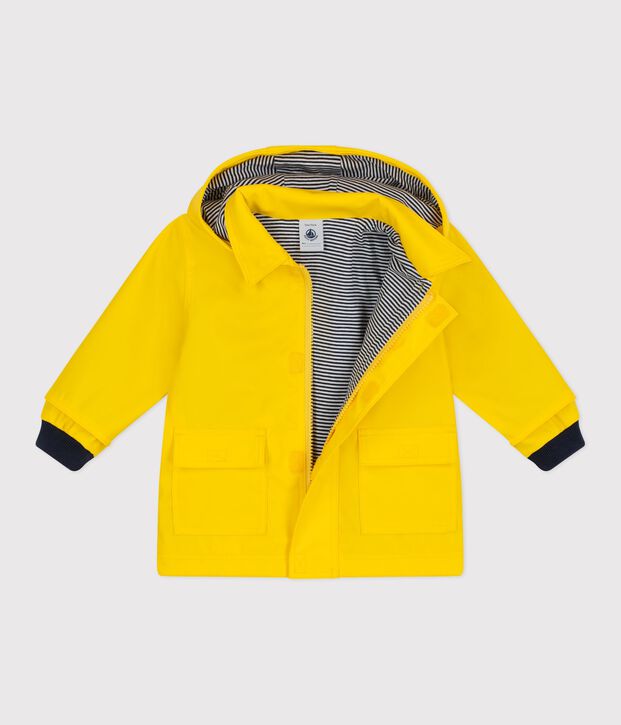 Babies' iconic plain raincoat yellow
