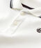 Babies' Cotton Short Playsuit MARSHMALLOW white